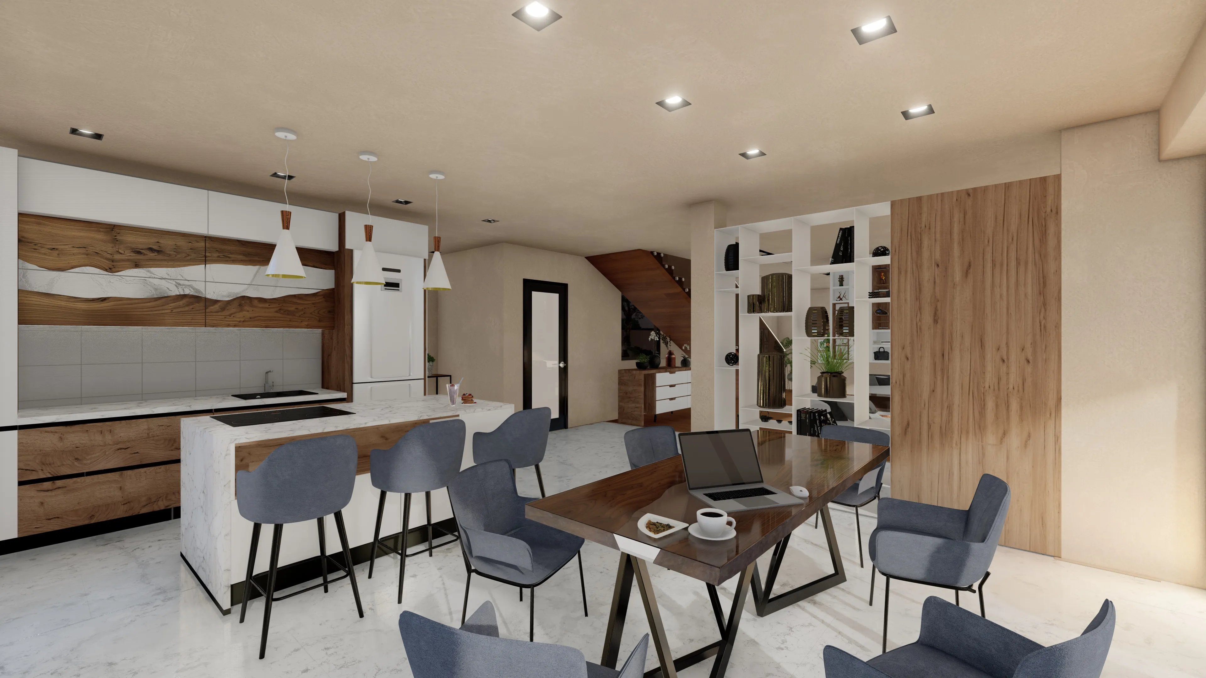 Villa A Kitchen View 2